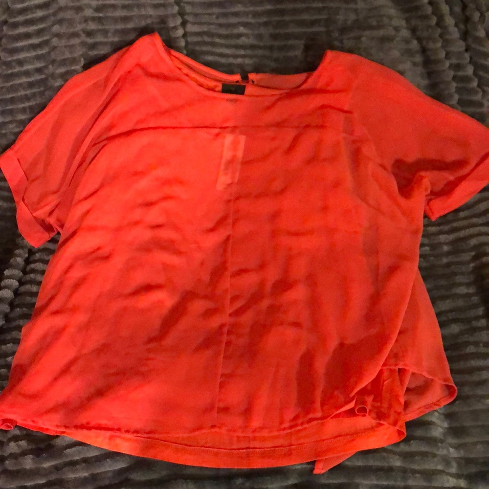 BNWT Worthingtons Tangerine Layered blouse